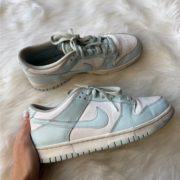 Nike Jordan 1 Low Sky Blue and White Sneakers - Picture 2 of 5